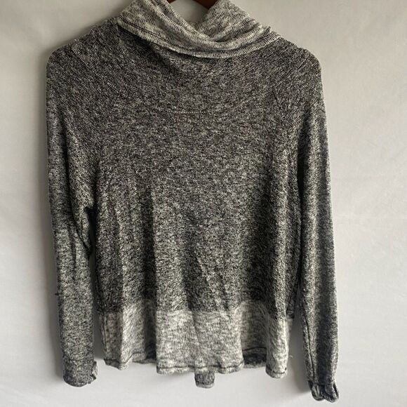 Women's Alya Grey Cowlneck Sweater - Picture 2 of 14